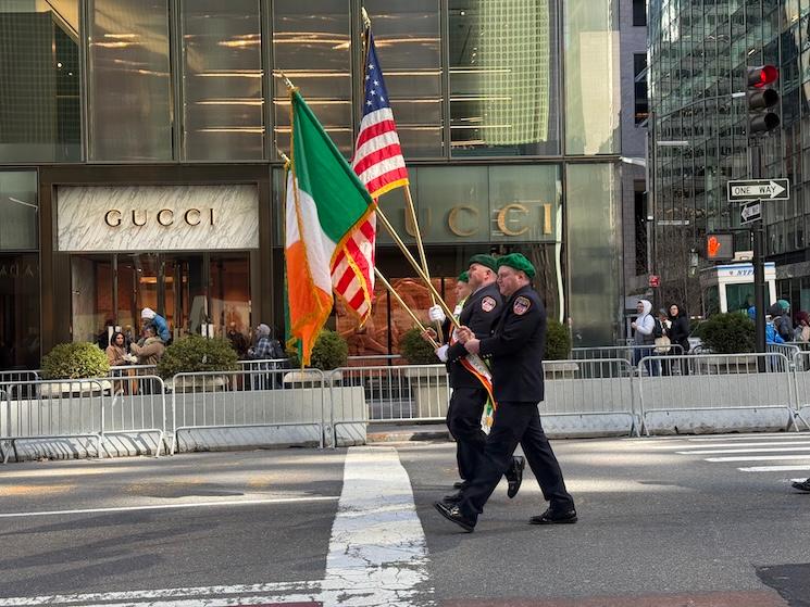 la parade de la Saint Patrick à New York