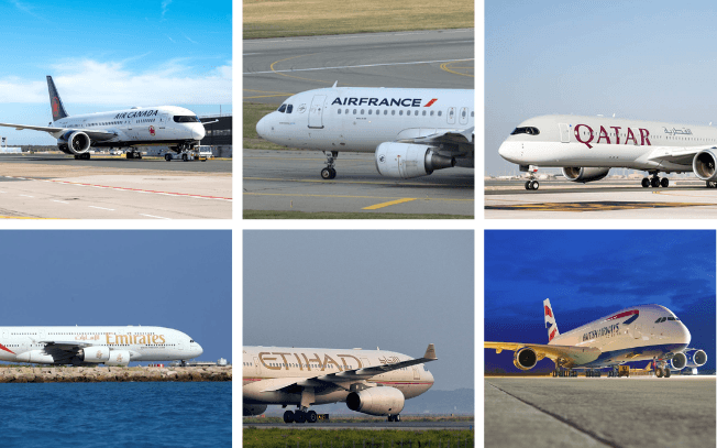 vols suspendus vers le moyen orient