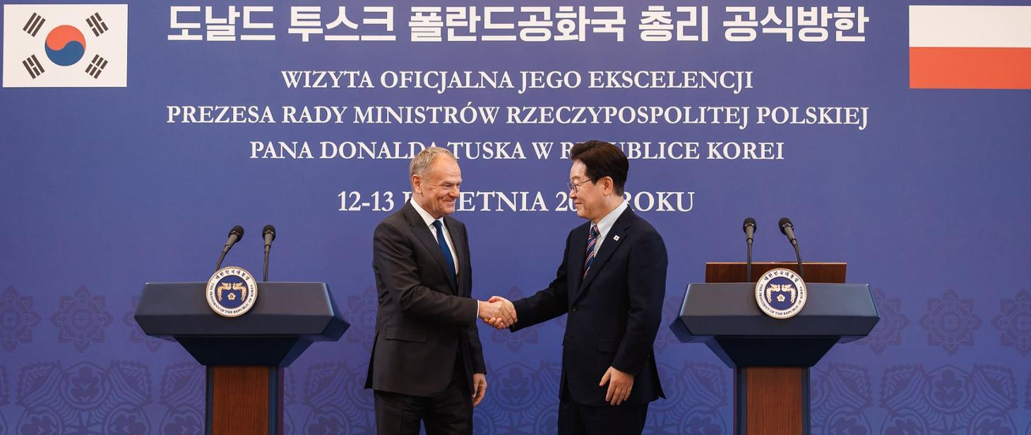 Tusk en Corée du Sud