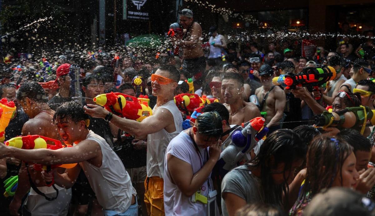 Bataille d’eau Thaïlande 