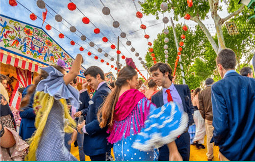Feria de Abril, Séville (@viajestic depuis lasexta.com)