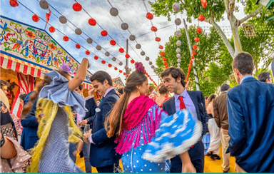 Feria de Abril, Séville (@viajestic depuis lasexta.com)