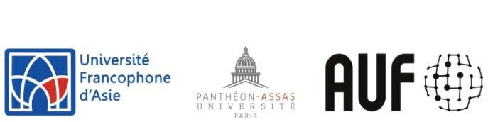 Logos universités Asie et Assas