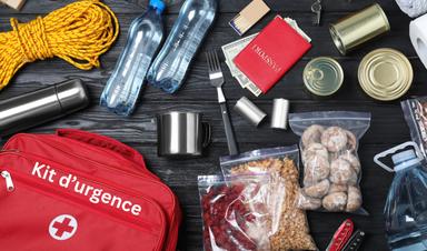 Un kit d'urgence pour les tremblements de terre