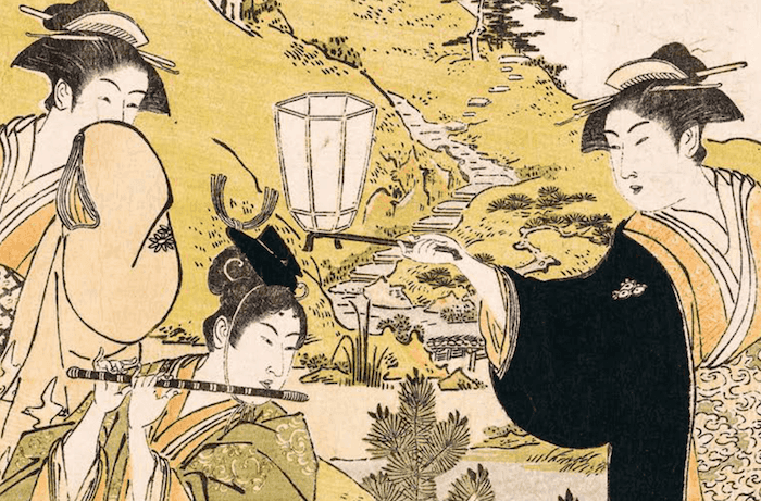 estampe japonaise de l'expo à la Real Academia de Bellas Artes de San Fernando