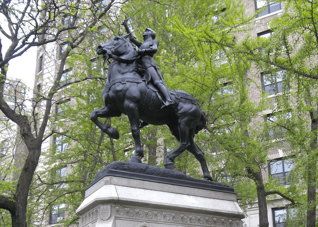 Jeanne d'Arc statue Riverside Park