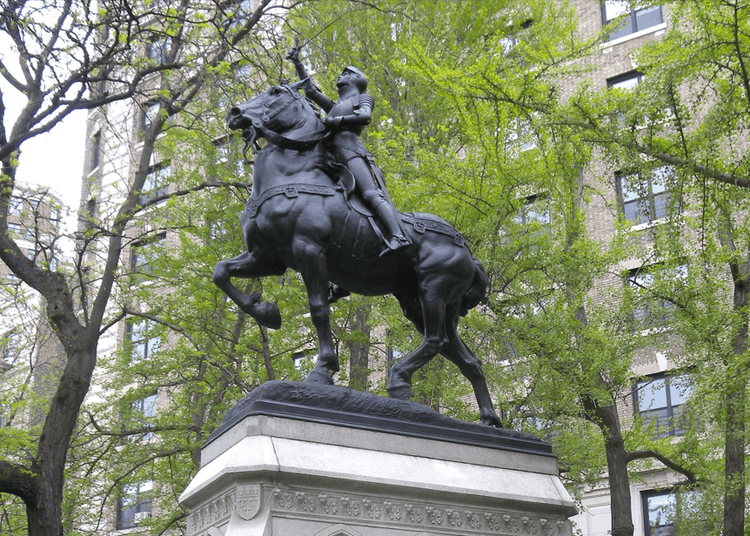 Jeanne d'Arc statue Riverside Park