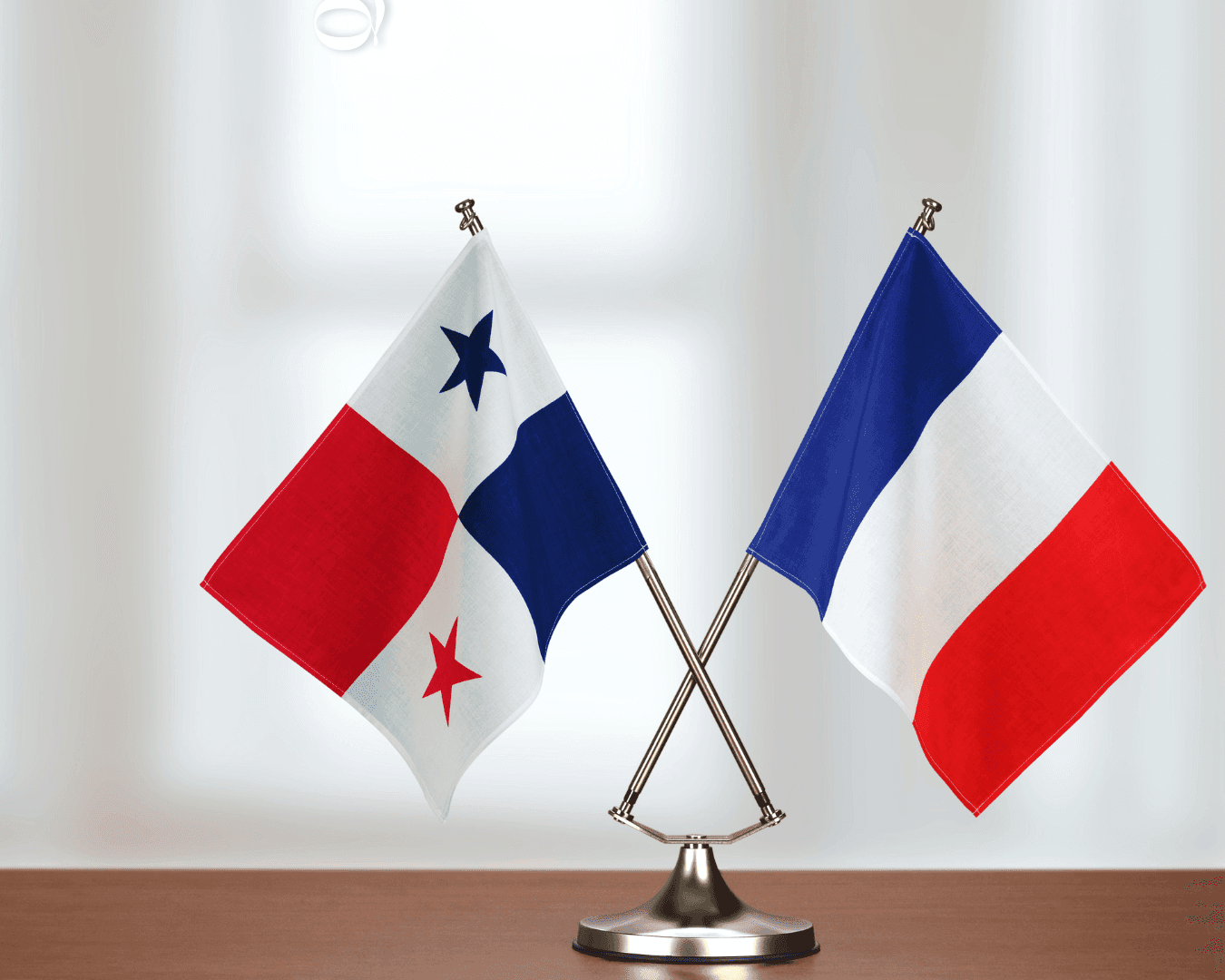 Drapeau du Panama et de la France