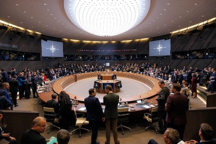 Réunion des ministres des Affaires étrangères de l'Alliance atlantique avec Mark Rutte, secrétaire général de l'Alliance. MAUC