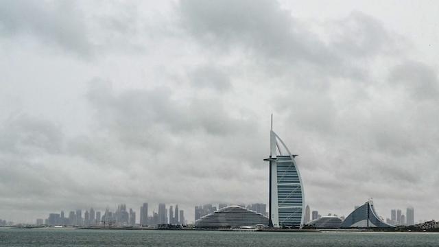 pluie dubai