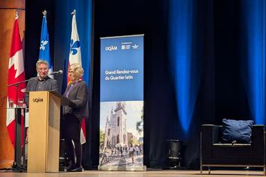 Joanne Burgess et Martin Drouin