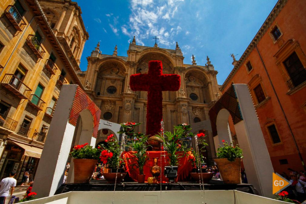 Cruces de Mayo Granada Andalucía les Croix de Mai Andalousie