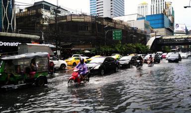 Bangkok sous l’eau 