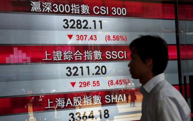 Panneau finance chinois