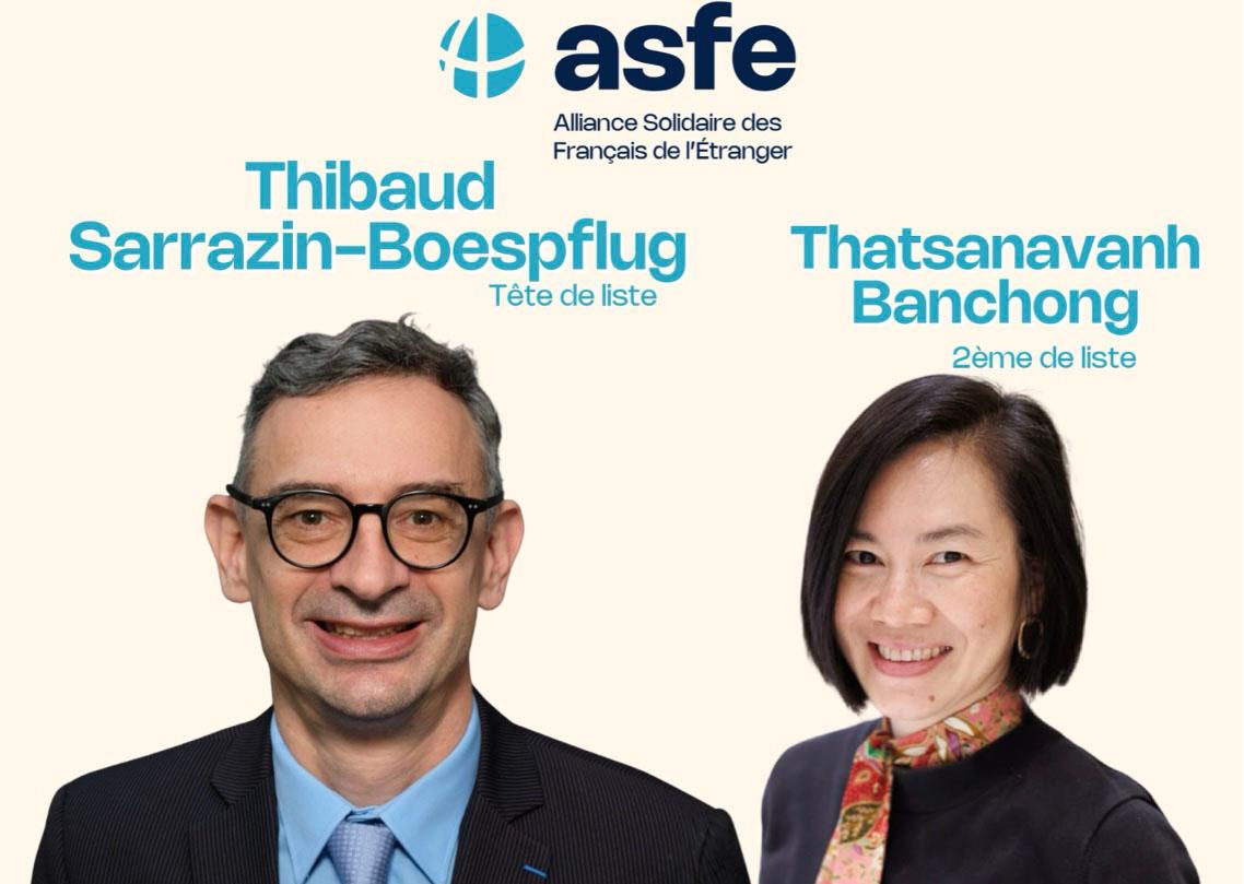 Têtes de liste ASfE Thaïlande 2026
