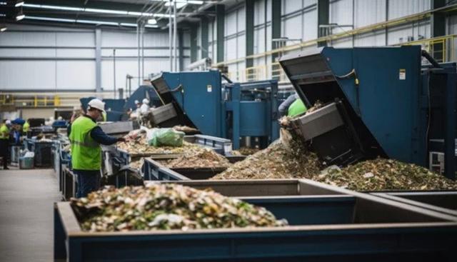 Usine de recyclage 