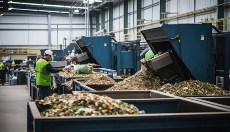 Usine de recyclage 