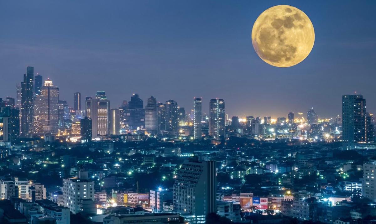 Bangkok sous la lune