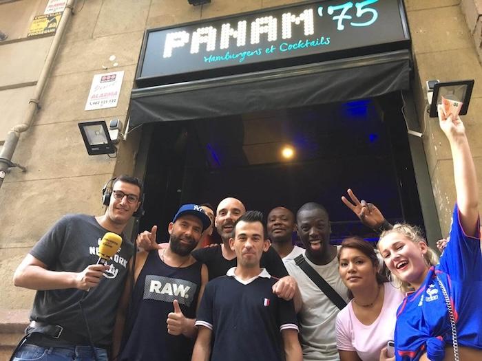 supporters devant le Panam75