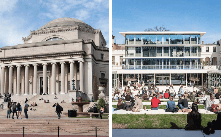 Columbia et Sciences Po