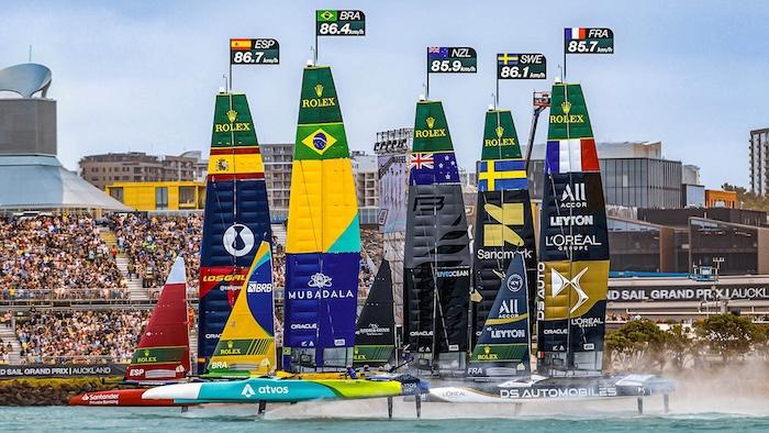 course de voile au Rolex SailGP Championship