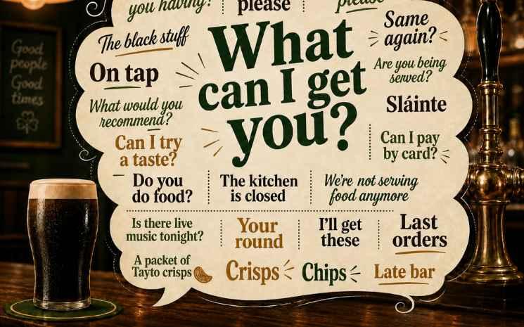 vocabulaire du pub en Irlande