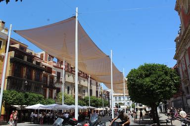 Sur la Plaza del Salvador, Sevilla