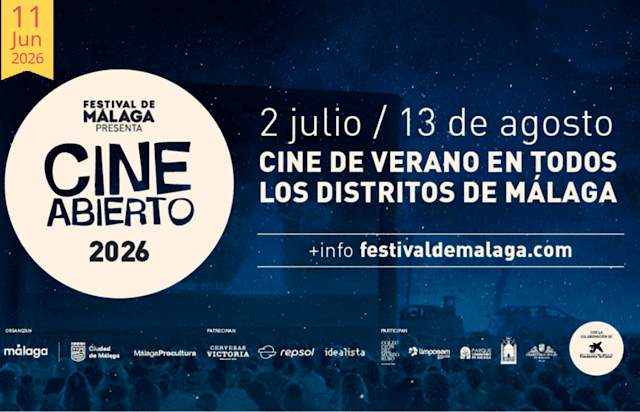 Du 2 juillet au 13 août, Malaga propose une programmation variée de films en plein air avec le cycle Cine Abierto. L’activité parfaite à réaliser en été.