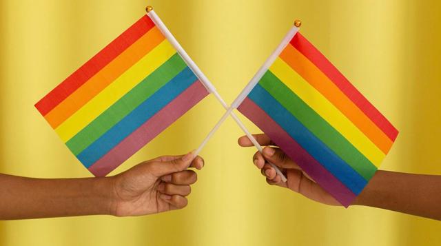 Drapeaux arc en ciel