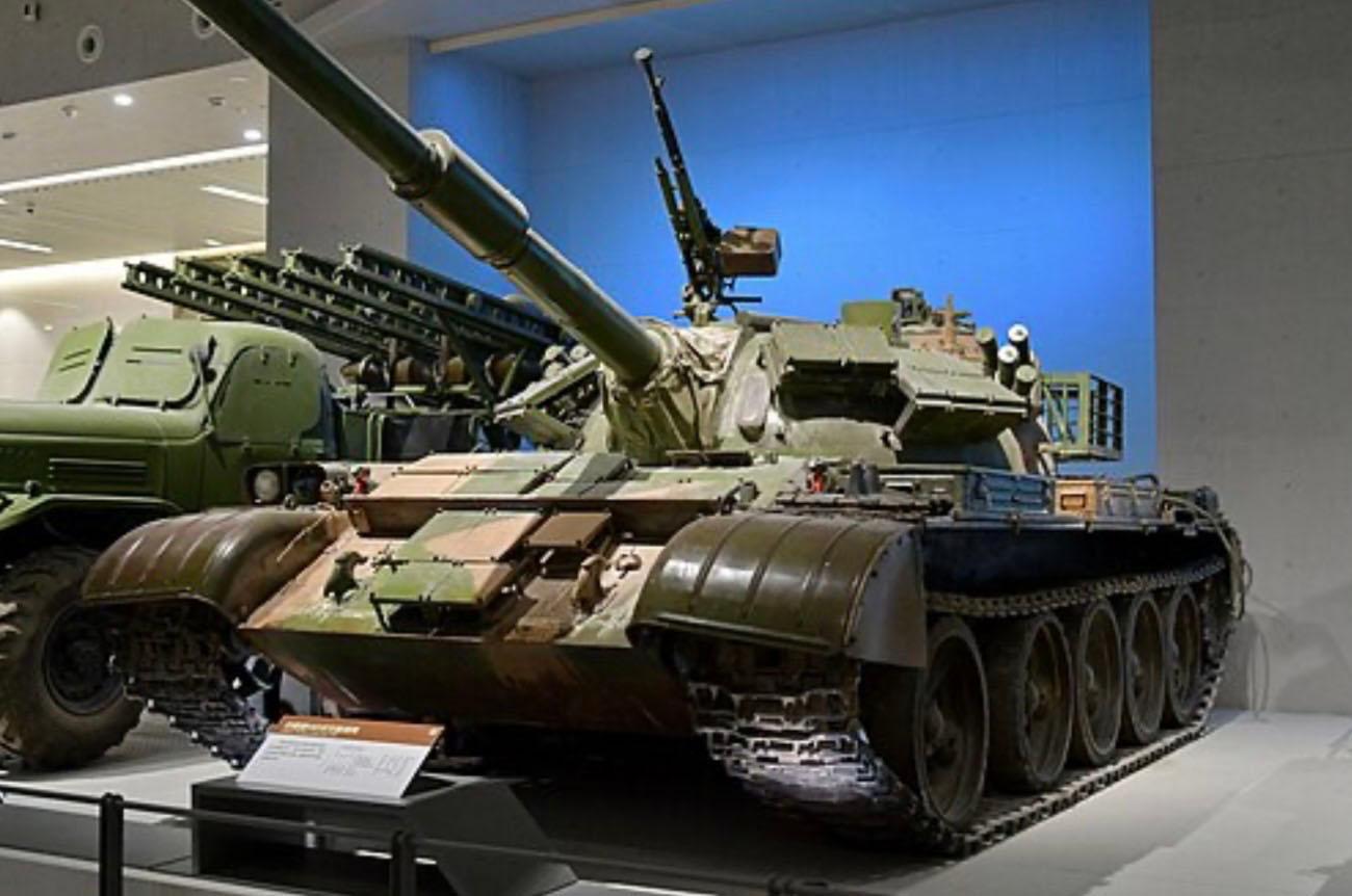 Char T-59D dans un musée à Pékin 