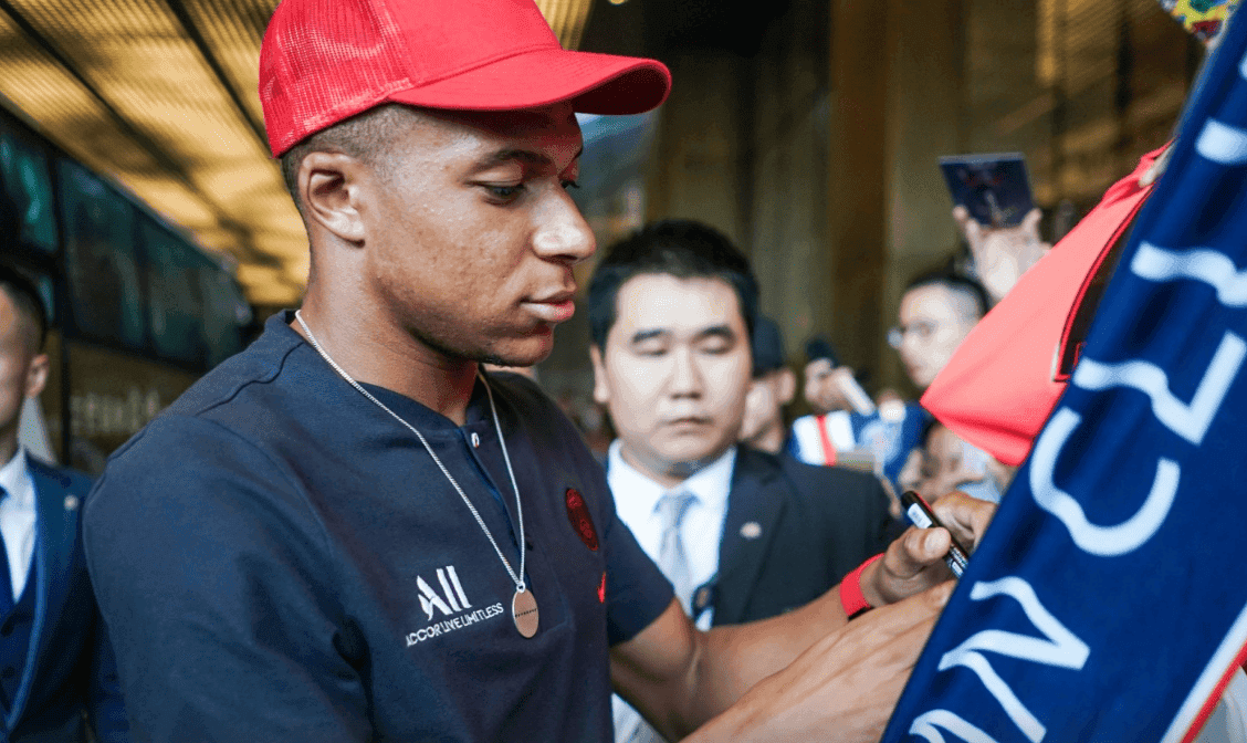 Mbappé en Chine