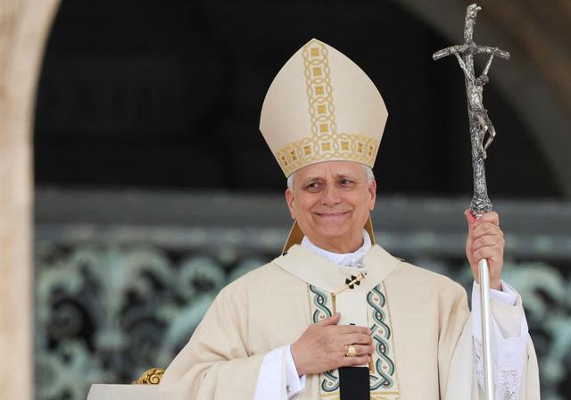 Le pape Léon XIV lors de sa messe inaugurale au Vatican, le 18 mai. 
