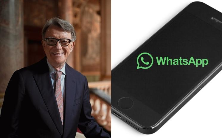 Peter mandelson whatsapp