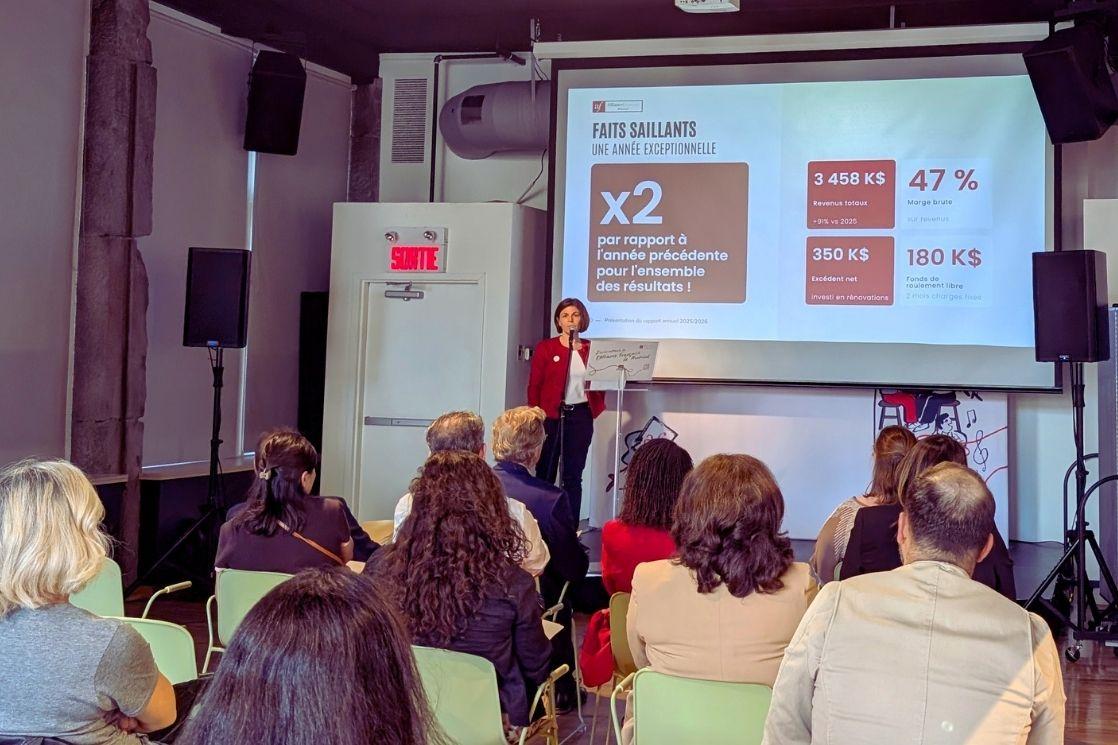 AG Alliance Française de Montréal, présentation du rapport financier 2025-2026 