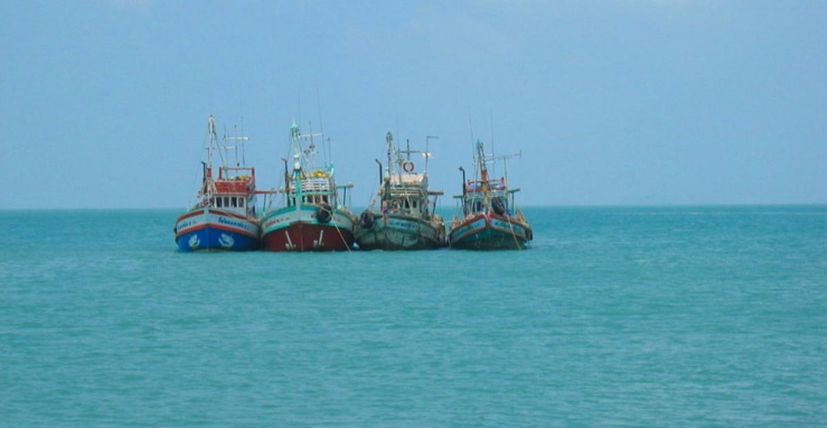 Bateaux de pêche Thaïlande 