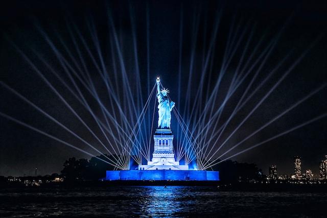 liberty lights à New York