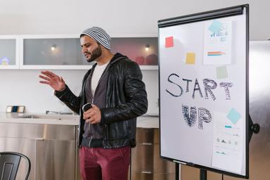 Homme startup Pérou