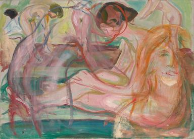 Edouard Munch Femmes au bain 1917 Pour l’exposition Munch-Picasso au Musée Picasso de Malaga