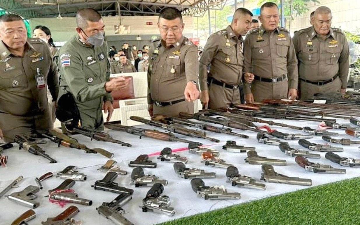 Saisie armes Thaïlande 