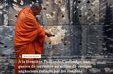 Article Le Figaro Thaïlande Cambodge