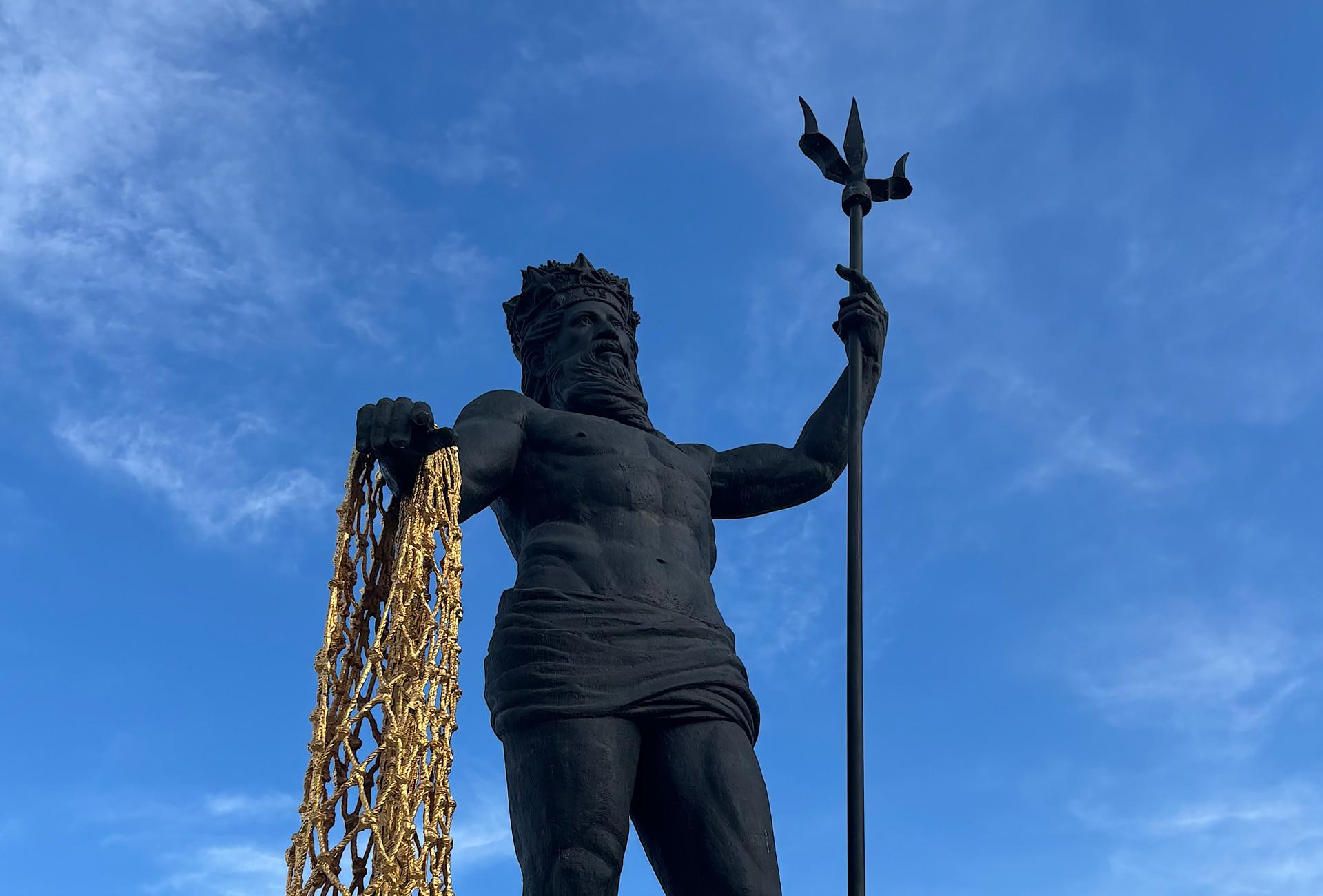 Sculpture de Neptune. (Lola Pogrzeba)