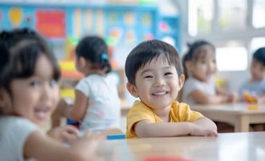 Enfants maternelle Thaïlande 