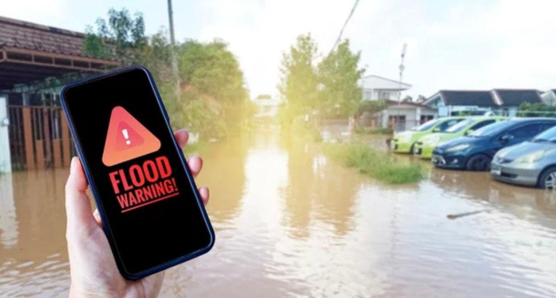 Flood alert sur telephone