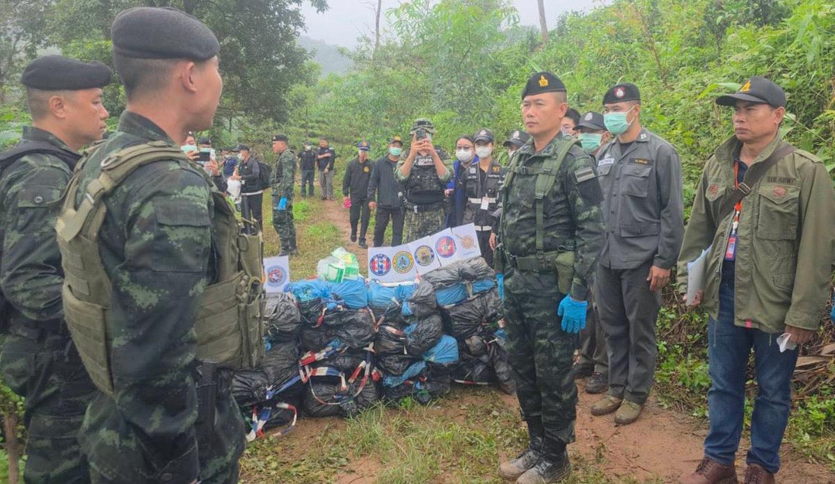 Saisie de meth nord Thaïlande 