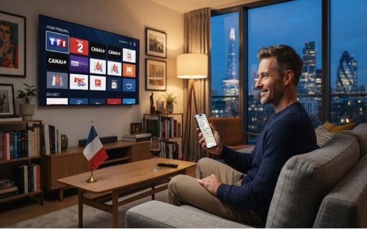 Photo homme qui regarde la télé