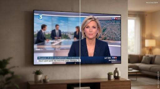 écran de tv