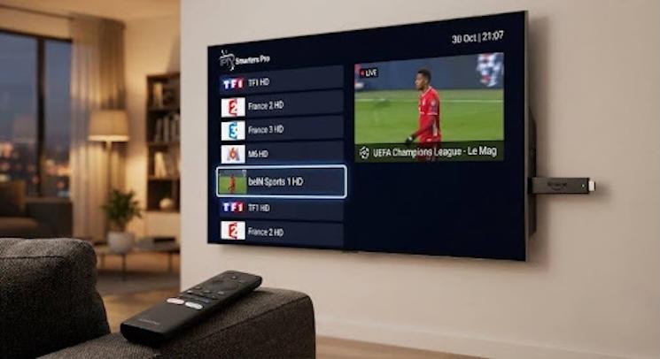 écran tv sur un mur