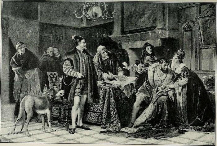 François Ier, contraint de signer le traité de Madrid (1526) pour recouvrer sa liberté et mettre fin à la guerre d’Italie de 1521-1526.