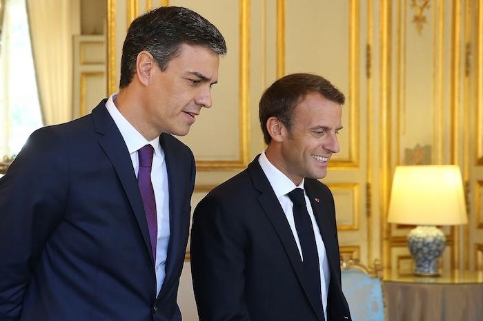 Pedro Sanchez et Emmanuel Macron