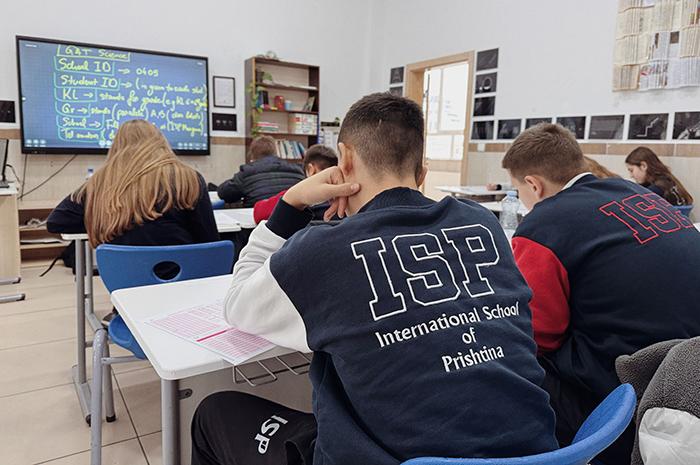 Elève en classe